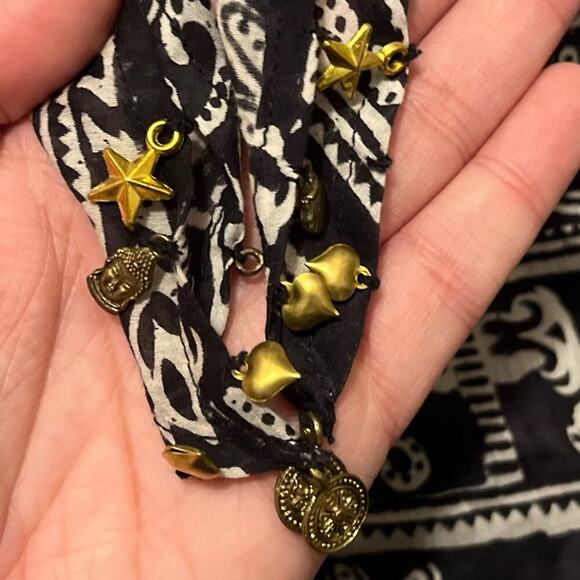 Bell By Alicia Bell Boho V-Neck Silk Blend Midi Dress - Picture 7 of 8